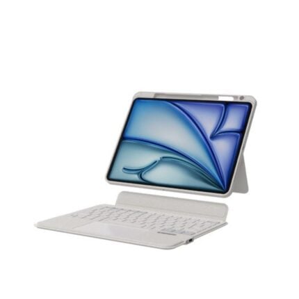 eiP Magnetix 2 含觸控板 iPad Pro 13 吋 (第 8 代，2025，M5) 可拆式鍵盤保護殼 - 繁體, 星砂白