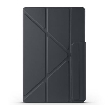 MLTIX 磁扣款 磁吸分離 Galaxy Tab S10 FE+ (13.1 吋，2025) Y折雙面夾保護殼, 黑