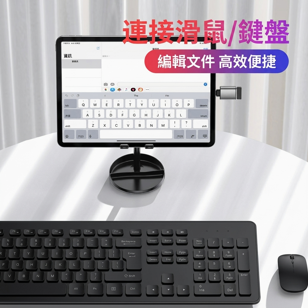 MLTIX USB-A to Lightning OTG 手機 / 平板 專用多功能轉接頭 (隨身碟、鍵盤、滑鼠), 太空灰