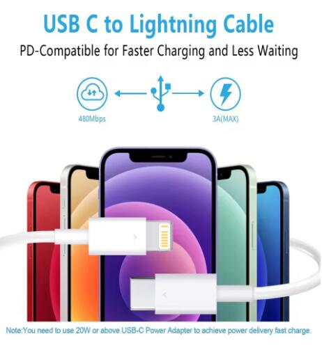 MLTIX 20W USB-C to Lightning 手機 / 平板 3A 傳輸充電線 - 200cm