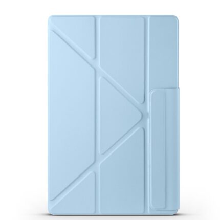 MLTIX 磁扣款 磁吸分離 Galaxy Tab S10 FE+ (13.1 吋，2025) Y折雙面夾保護殼, 冰藍