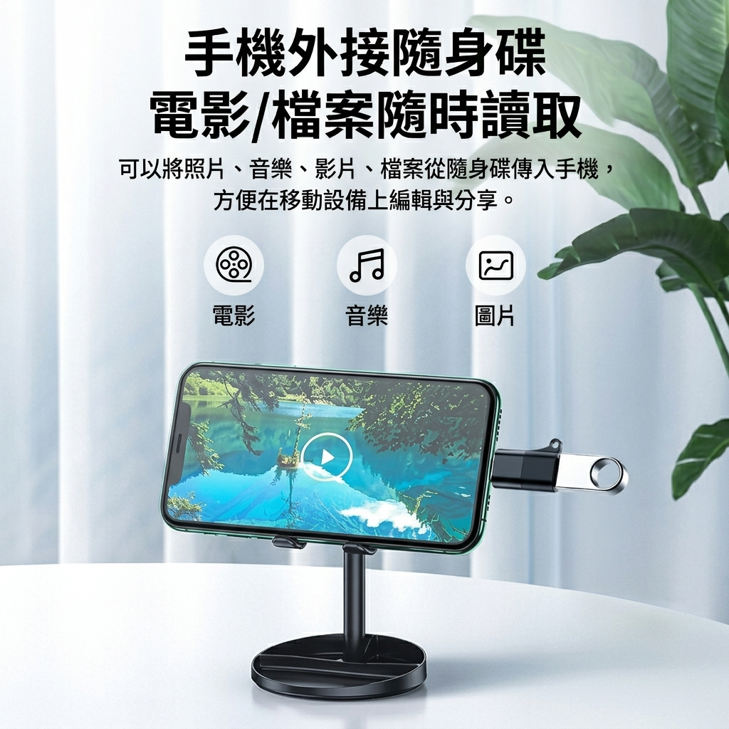MLTIX USB-C to Lightning OTG 手機 / 平板 專用多功能轉接頭 (隨身碟、鍵盤、滑鼠), 太空灰