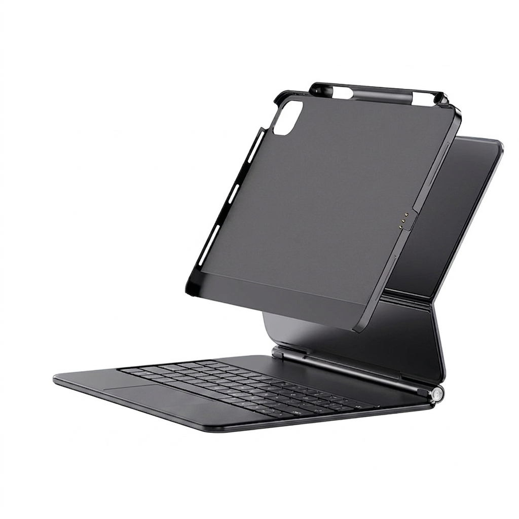 f2825937-d324-4cf4-8fc6-5eec2fdb1015 MLTIX 含筆槽磁吸保護殼 iPad Pro 11 吋 (第 6 代,2025,M5) 適用 Apple 巧控鍵盤保護殼 - 本產品不含鍵盤, 黑:圖片 1