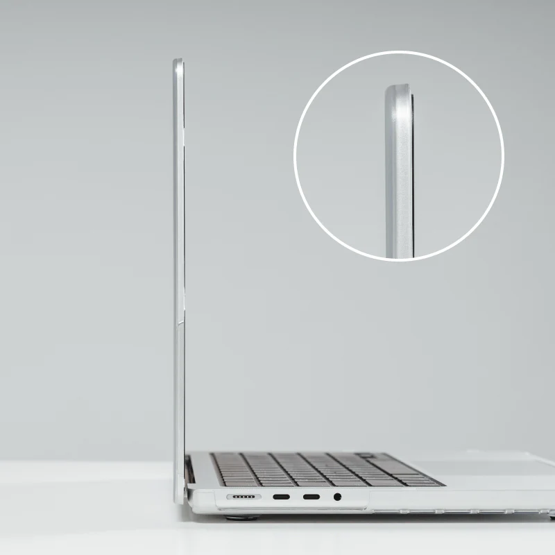 MAGEASY Aero MacBook Neo 13 吋 (2026,A18 Pro) 磨砂筆電保護殼, 霧透