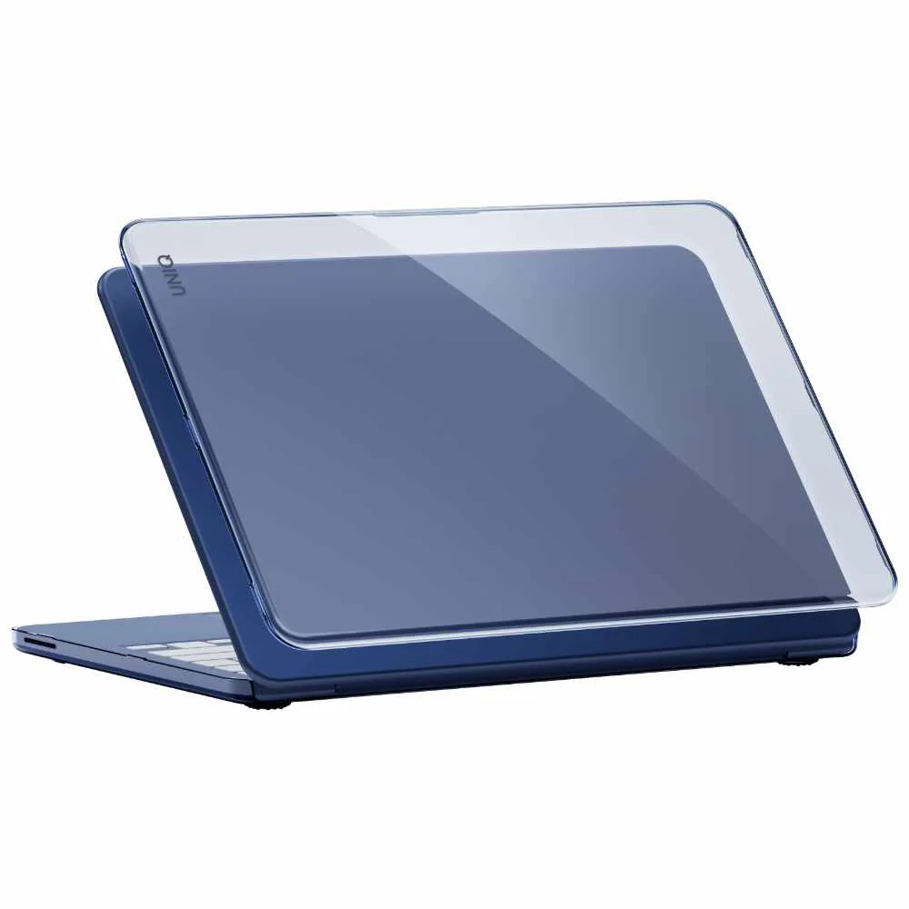 Vero_MacBookNeo-Tinted-Indigo-01--High-res UNIQ Vero MacBook Neo 13 吋 (2026,A18 Pro) 輕薄清透筆電保護殼, 靛藍色:圖片 1