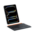 MLTIX MCK Pro 可直立抗彎曲 iPad Air 11 吋 (第 8 代，2026，M4) 可拆式防摔鍵盤保護殼 - 繁體, 魔力黑：圖片 2