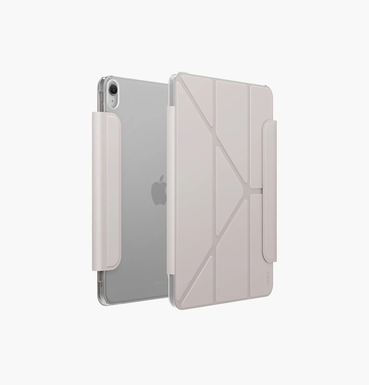 01-UniqCamdenLite-iPadAir11-Ivory_Web_06cd6354-cb97-4106-adfa-8a0506813a2a_1500x1564 UNIQ Camden Lite 硬邊 iPad 10.9 吋 (第 10 代,2022) 多功能極簡透明保護套, 星光色:圖片 1