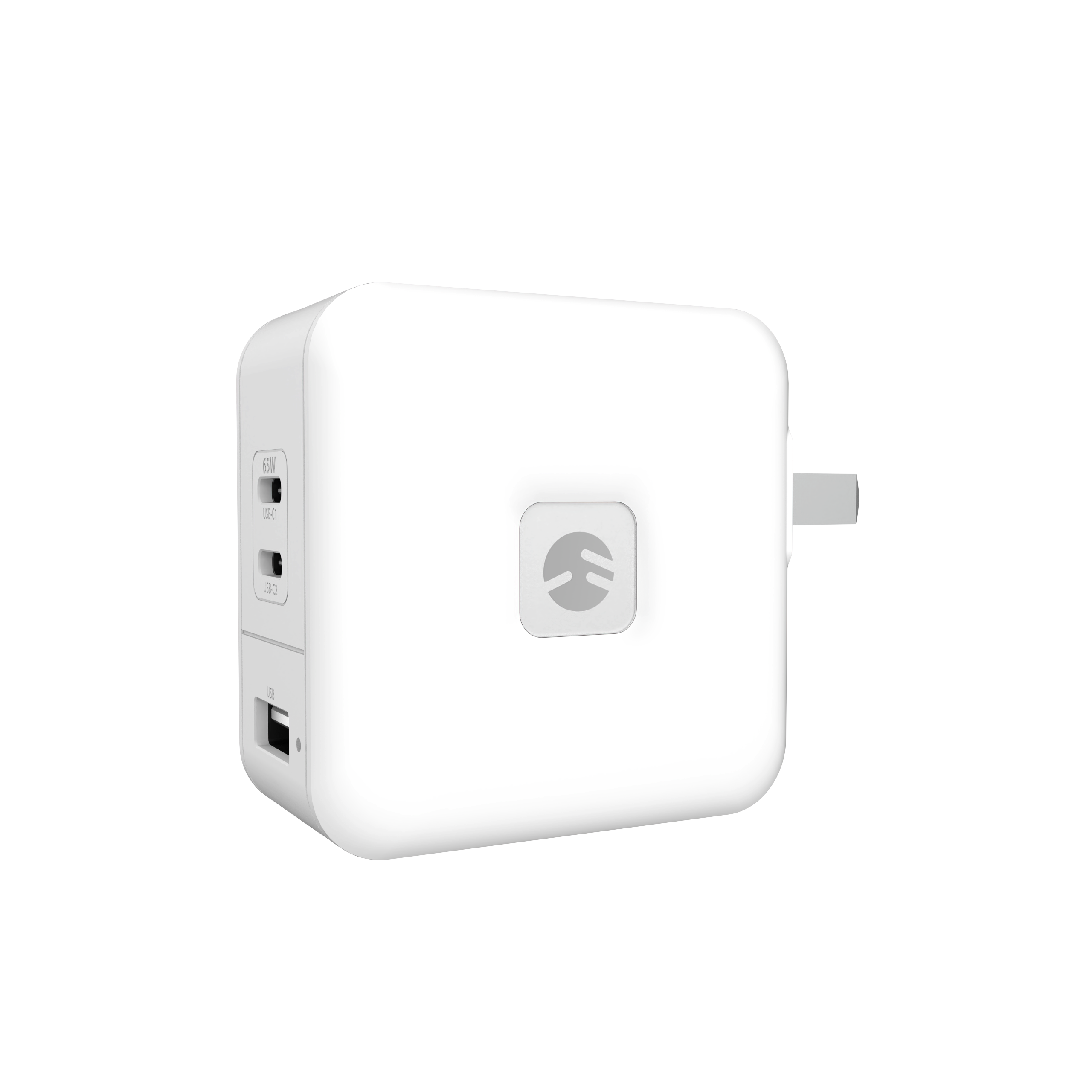 PowerBuddypro_white_02 SwitchEasy PowerBuddy Pro 65W GaN 氮化鎵快速充電器, 白:圖片 1